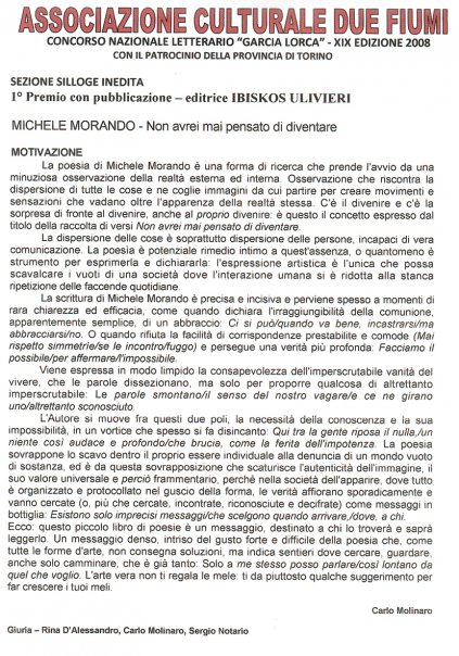 Michele arriva uno!