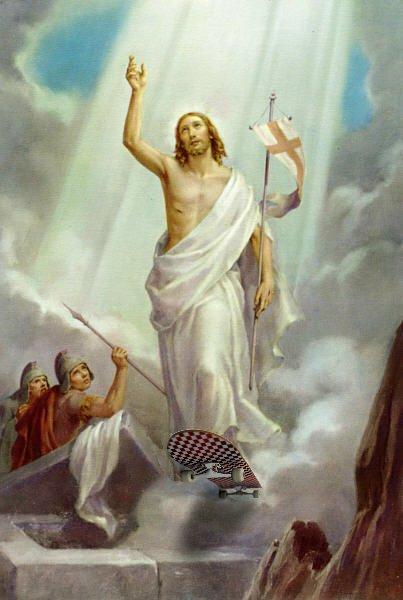 Skateboarding Jesus
