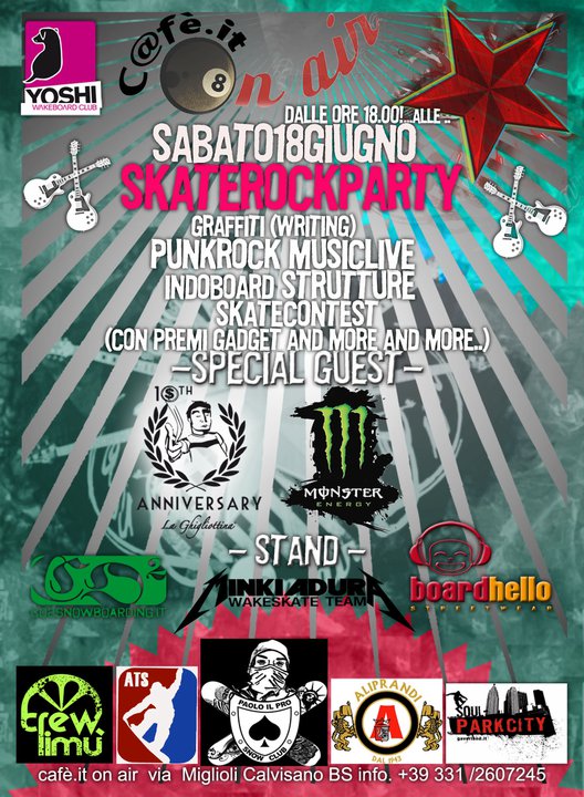 Skaterock - 18 giugno - Brescia
